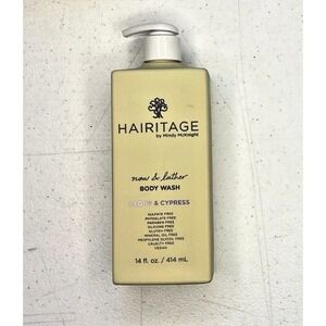 Hairitage Now & Lather Body Wash Peony & Cypress 14 fl oz